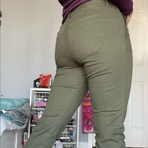 Army green slacks never used no tags